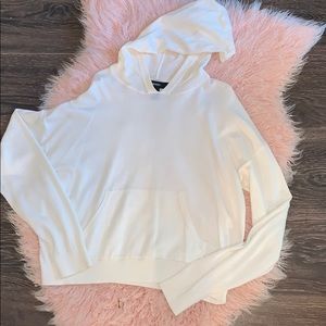 🌸Forever 21 white hoodie sweater